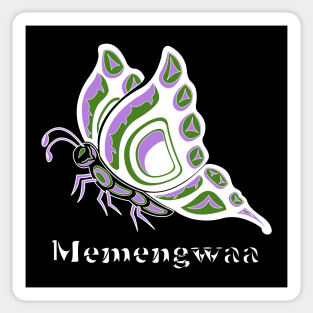 Memengwaa (Butterfly) Genderqueer Pride Sticker